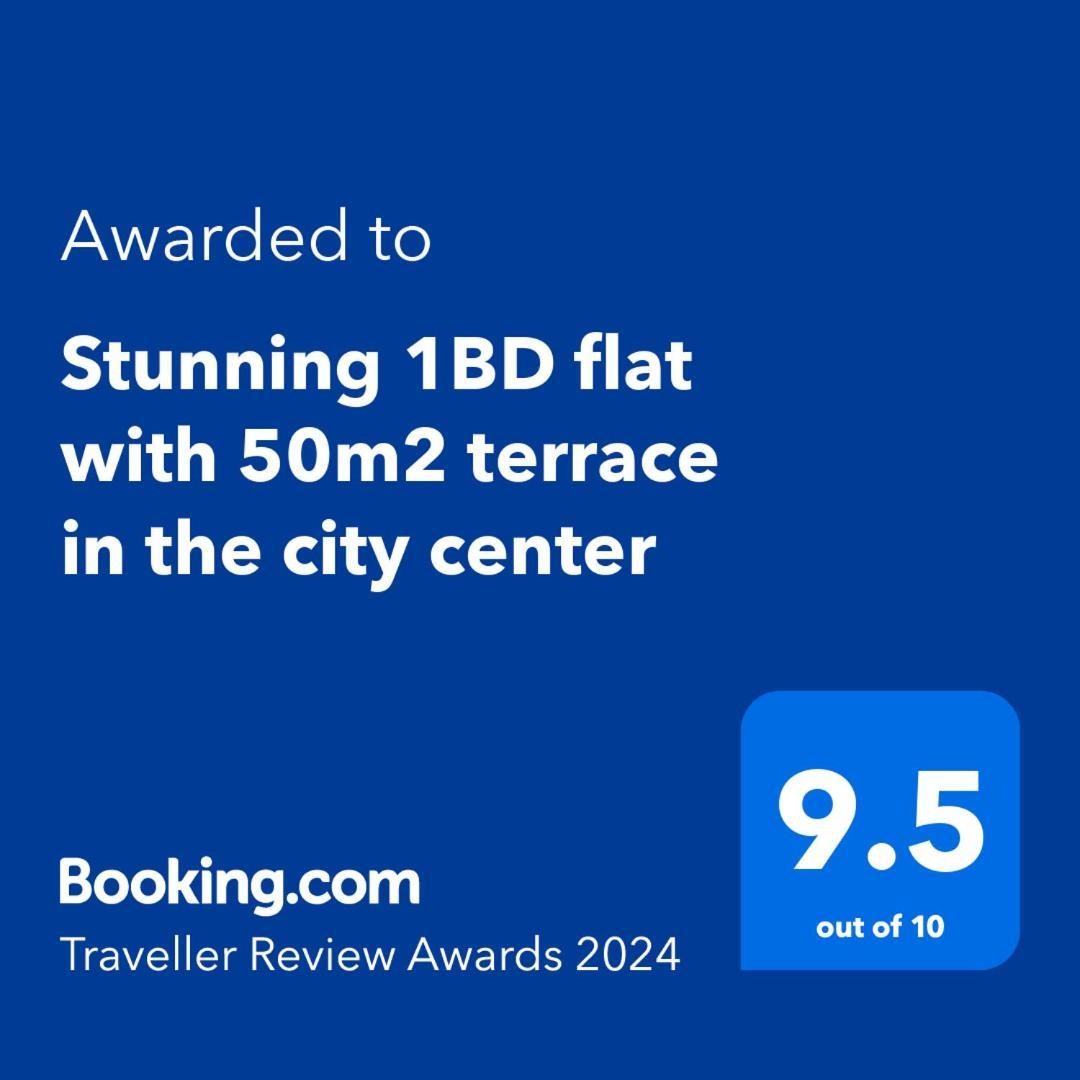 בוקרשט Stunning 1Bd Flat With 50M2 Terrace In The City Center מראה חיצוני תמונה